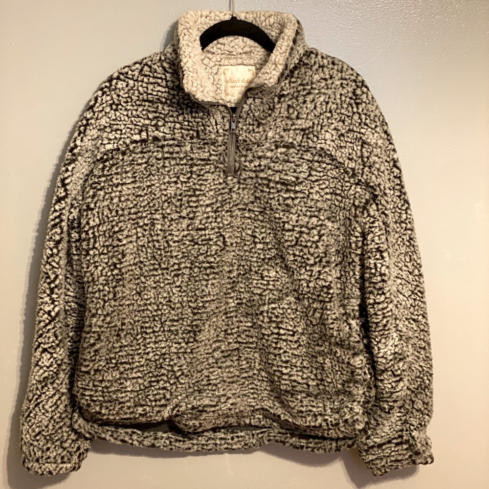 Altar’d State fuzzy pullover Teddy Jacket